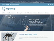 Tablet Screenshot of dslegal.es